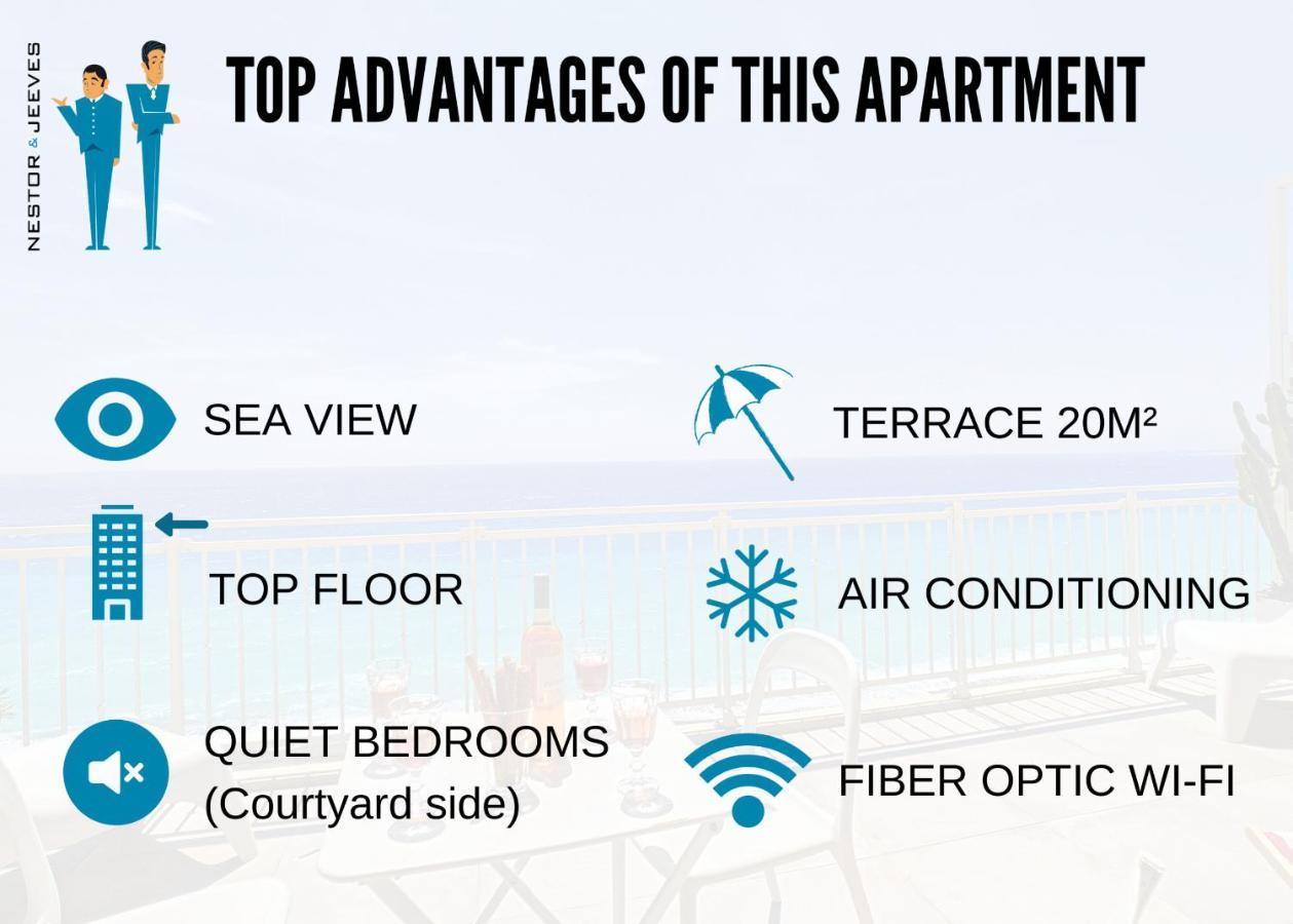 Apartment Nestor&jeeves - Paradise Promenade - Terrace 20m With Sea View - Floor