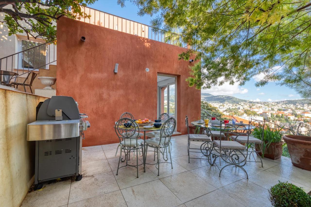 Villa Sur Les Hauteurs De Nice, Proche Centre Nice