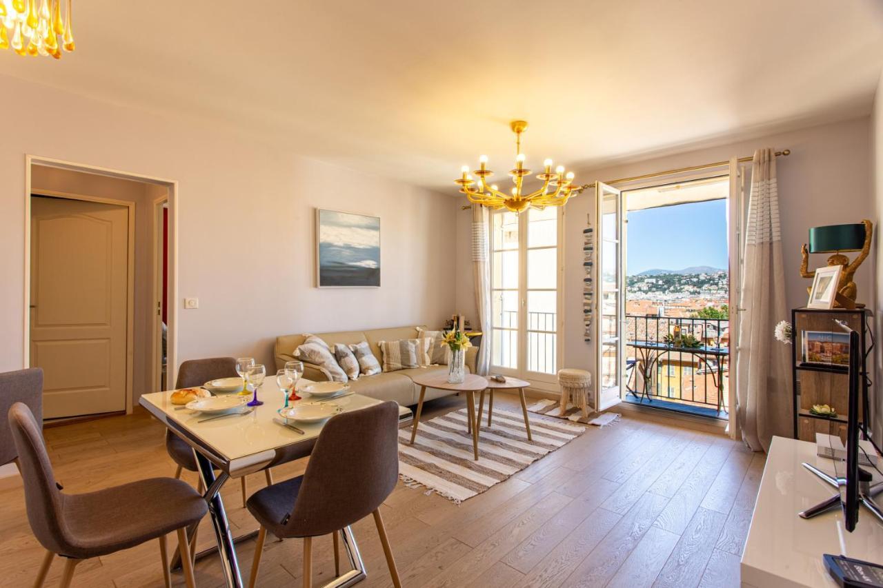 Providence - Elegant F3, Vue Incroyable, Balcon,ascenseur, Wifi Nice