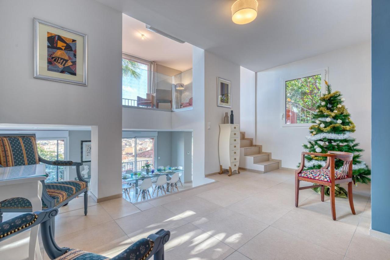 Villa Sur Les Hauteurs De Nice, Proche Centre
