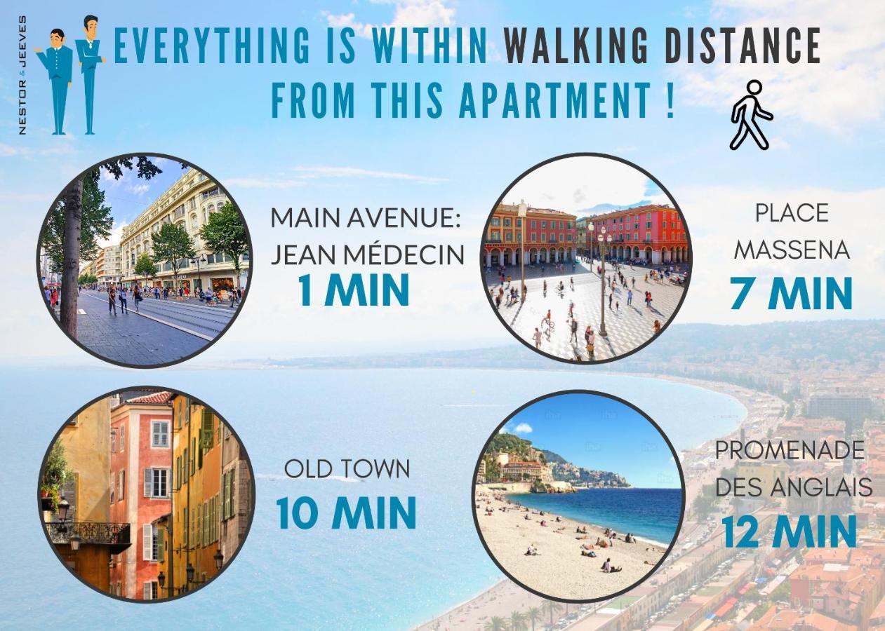 Nestor&jeeves - Duplex Palais Eugenie - Hyper Center - Shopping Area - Top Floor Nice