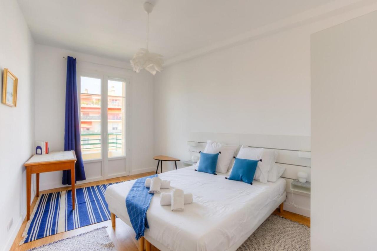 Apartment Sunny Private With Sea View Near The Beach Nice