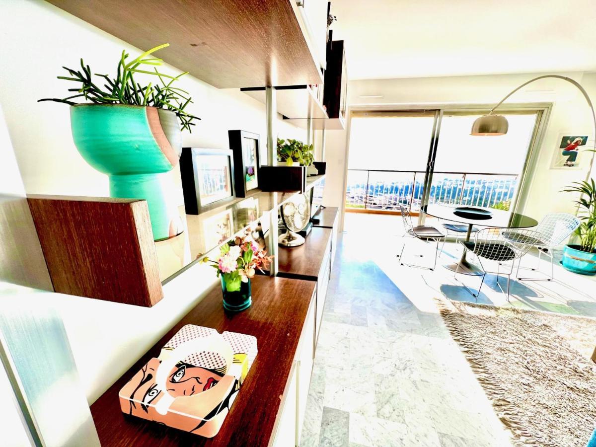 Riviera - Superbe Studio Piscine Et Parking - Fabron - Terrasse De Nicerama * Nice