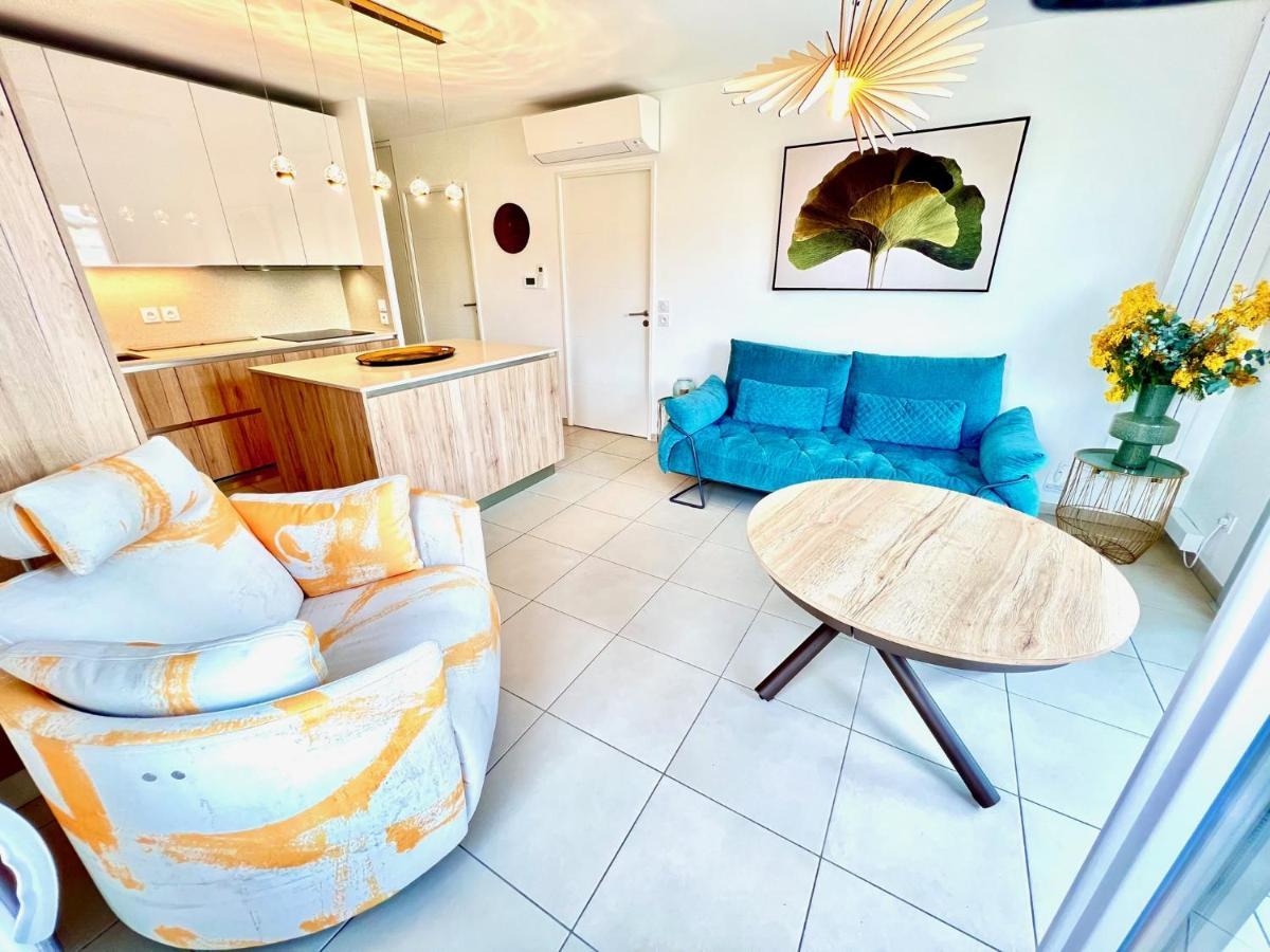 Riviera - Superbe 3 Pieces Avec Terrasse Plein Sud Et Parking Ac- La Terrasse Du Jardin Du Ray Nice