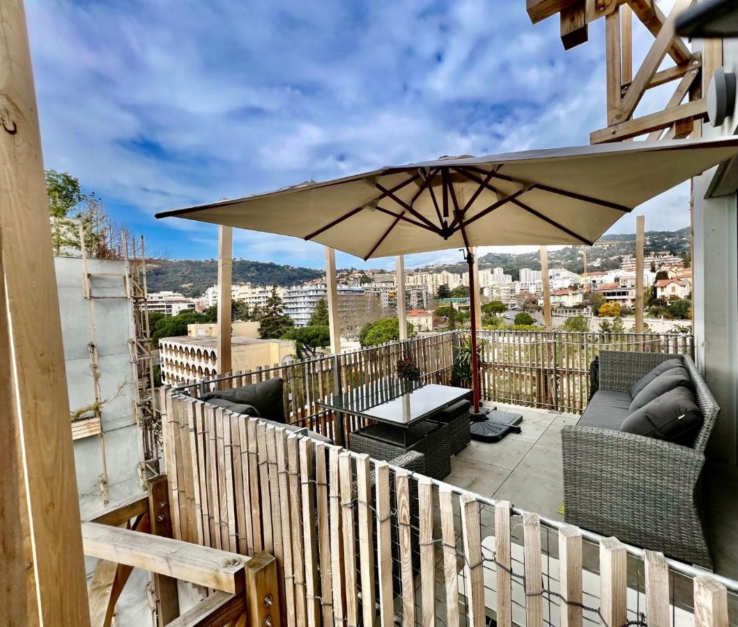 Apartamento Riviera - Superbe 3 Pieces Avec Terrasse Plein Sud Et Parking Ac- La Terrasse Du Jardin Du Ray Nice