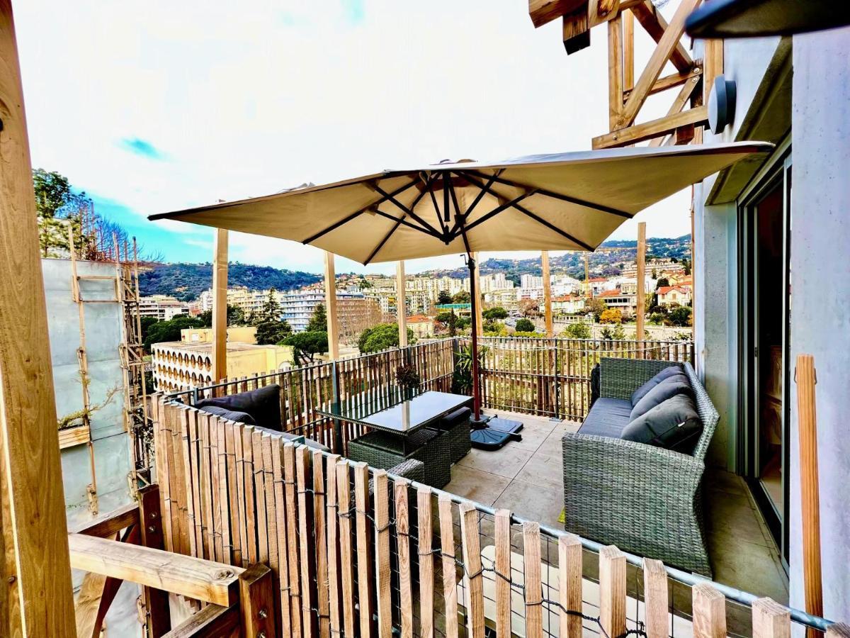 Riviera - Superbe 3 Pieces Avec Terrasse Plein Sud Et Parking Ac- La Terrasse Du Jardin Du Ray Apartamento *