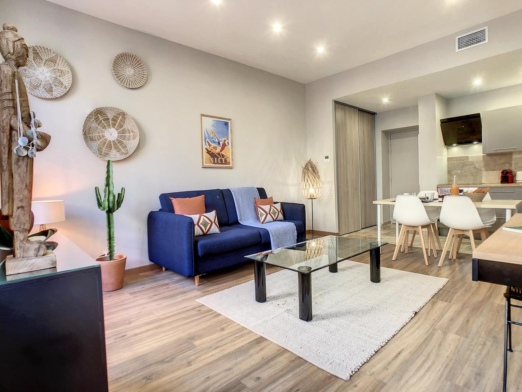 Nestor&jeeves - Cactus Riviera - Hyper Center - Very Close Sea And Place Massena Apartment