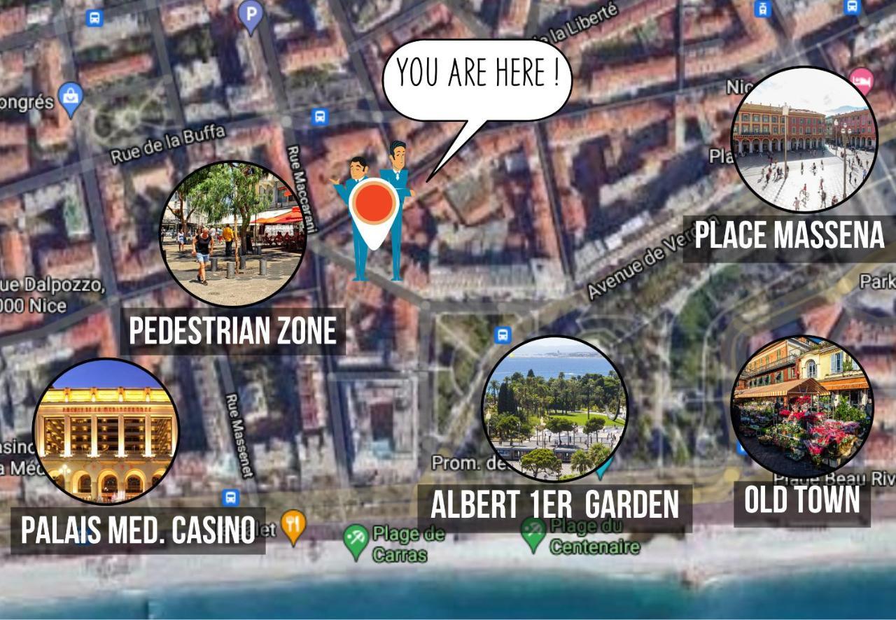Nestor&jeeves - Cactus Riviera - Hyper Center - Very Close Sea And Place Massena * Nice