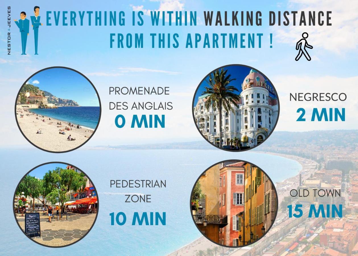 Nestor&jeeves - Blue Promenade - Sea Front - - Luxe Apartment Nice