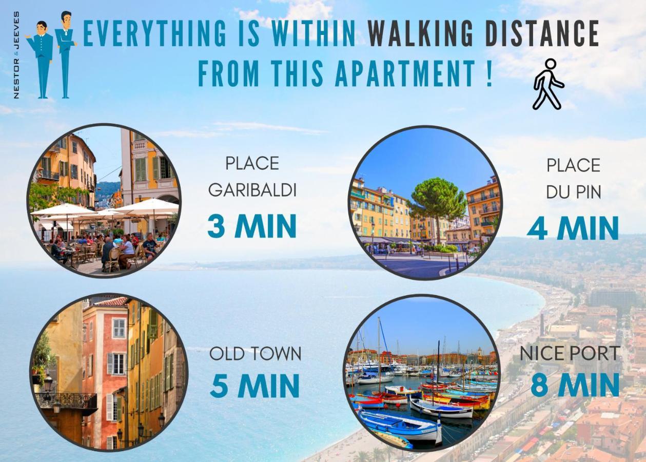 Nestor&jeeves - Le Pierlas - Place Garibaldi - Very Close Old Town Apartment