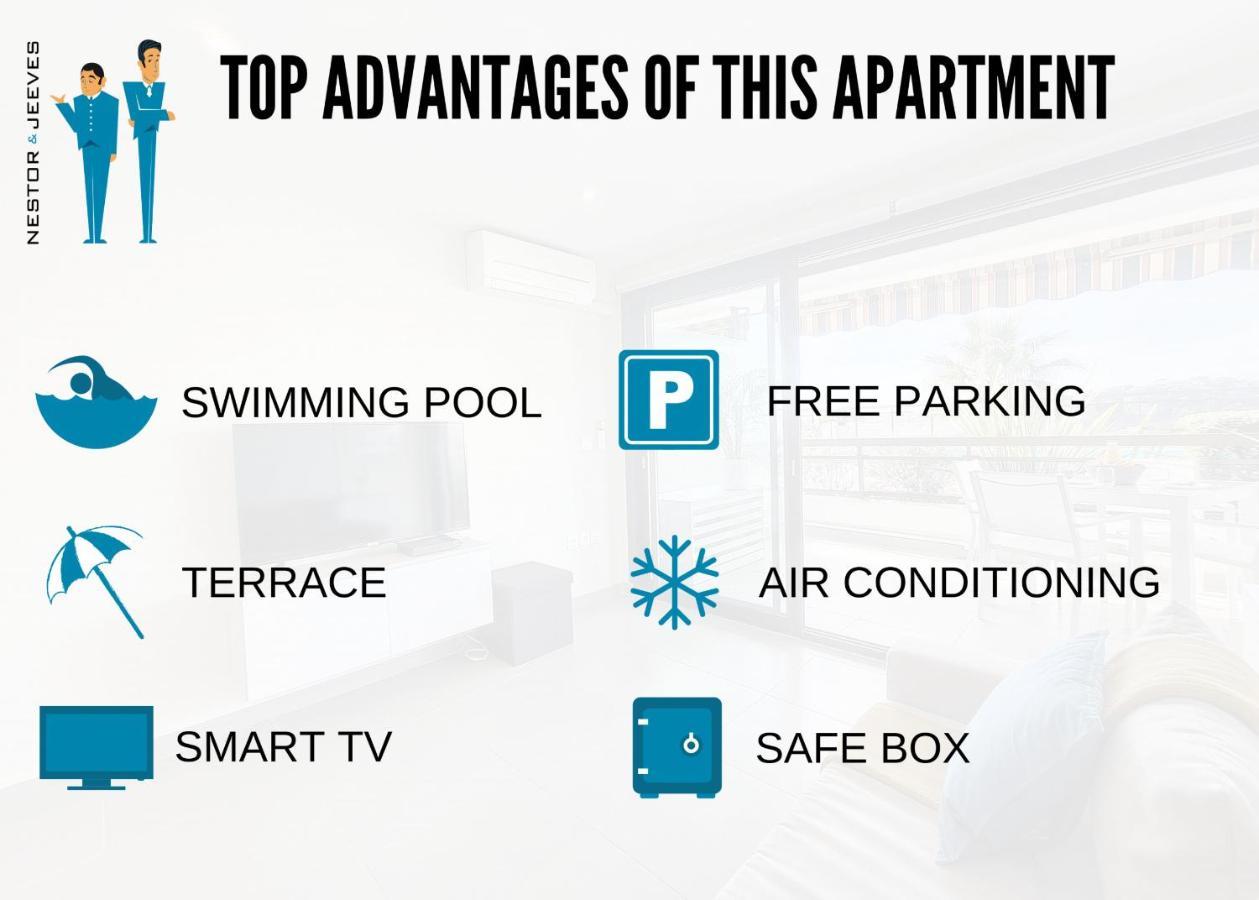 Nestor&jeeves - Grand Sud Terrasse - Pool - Free Parking Apartment *