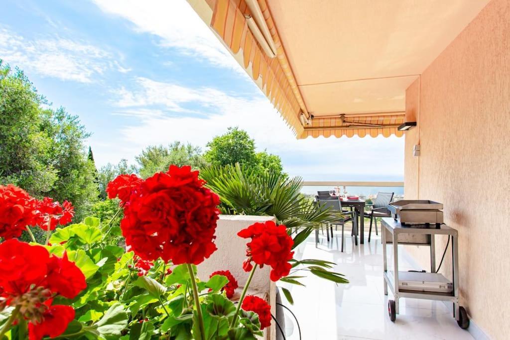 #12 Fabron Sweaming-pool Garage Ac Wifi & Sea View Nice