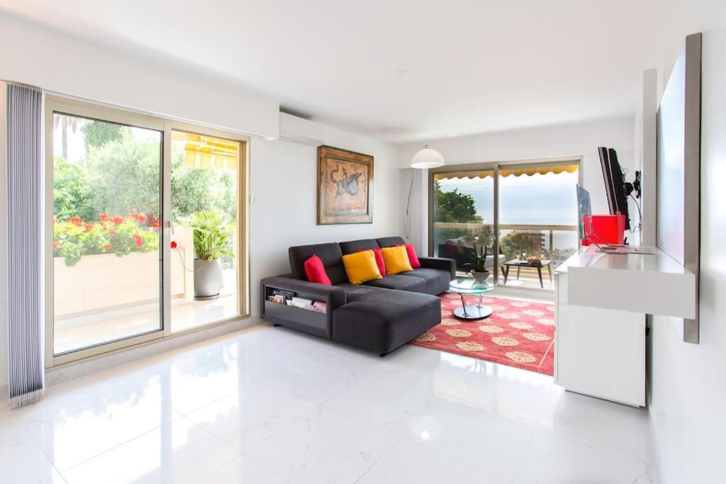 Apartment #12 Fabron Sweaming-pool Garage Ac Wifi & Sea View *
