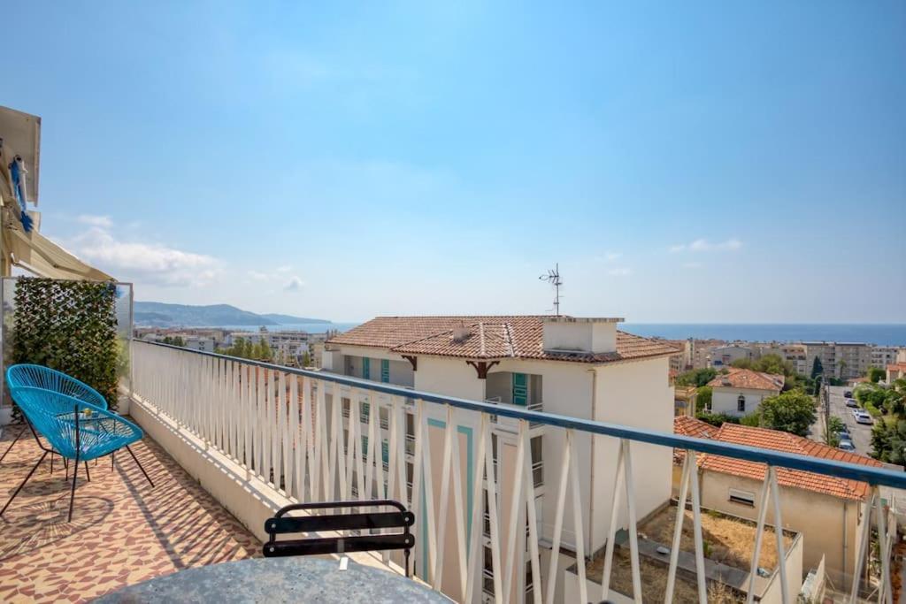 #15 2p Magnan Sea View 5 Min Terrace & Parking Apartment *