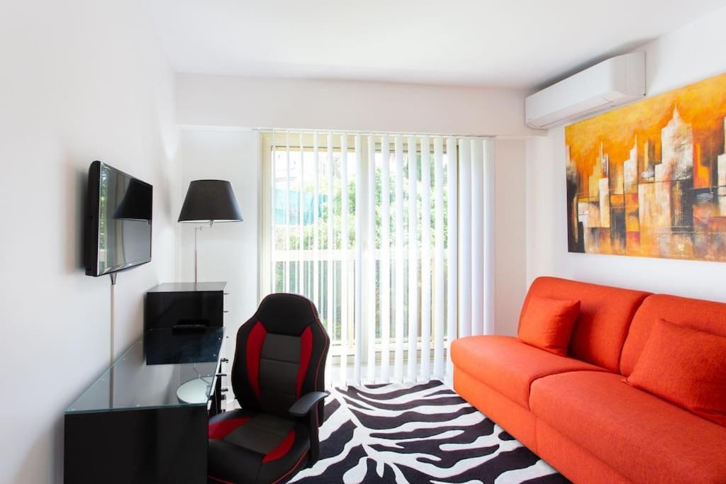 #12 Fabron Sweaming-pool Garage Ac Wifi & Sea View