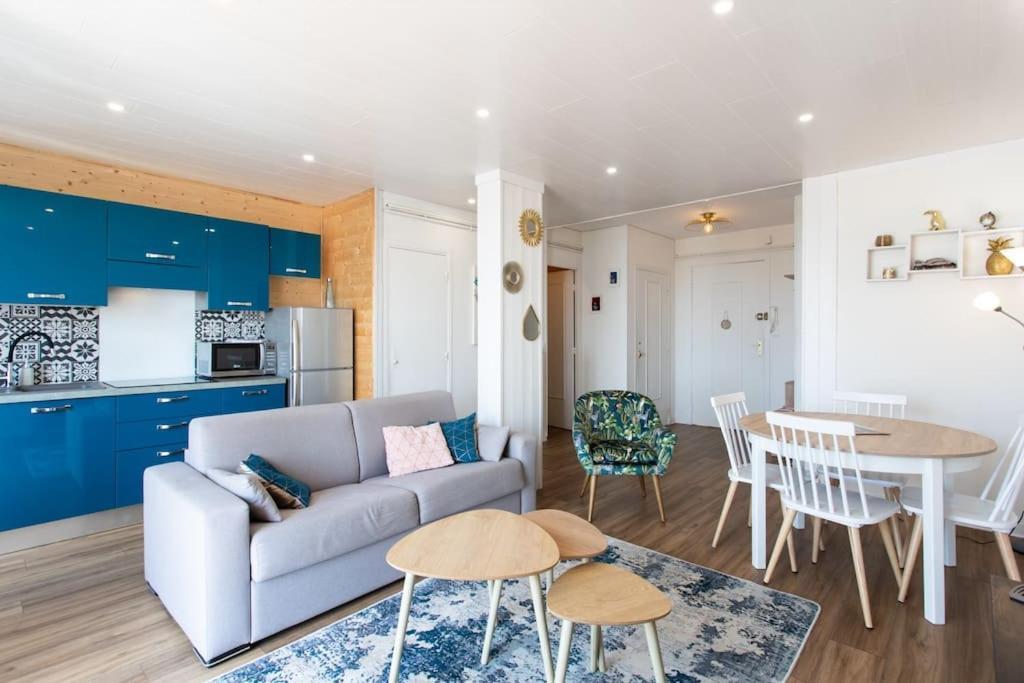 #15 2p Magnan Sea View 5 Min Terrace & Parking Apartment *