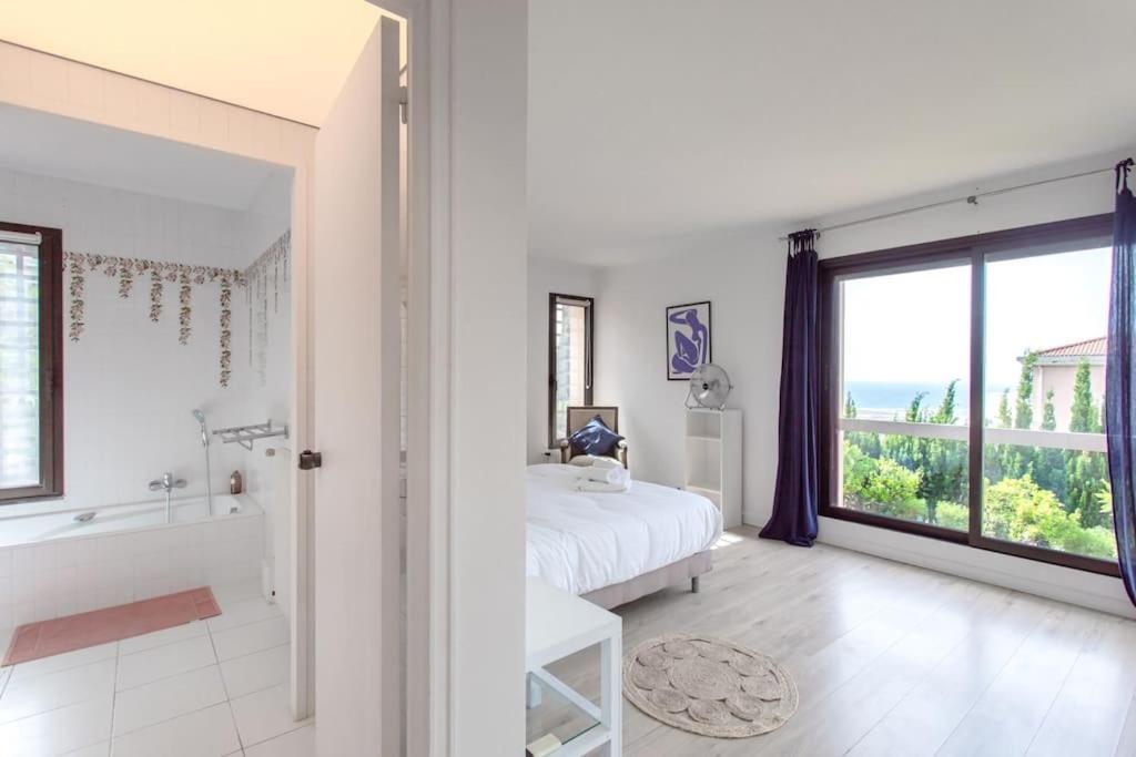 #21 180° Sea View Pool Parking 9pax Bbq Wifi Ac Villa Nice