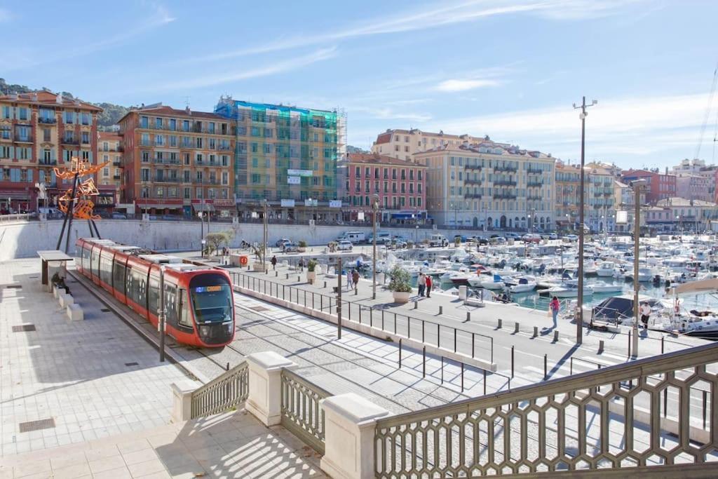 #20 2p Port/parking/ac/central Elegant 5min Promenade Apartment Nice