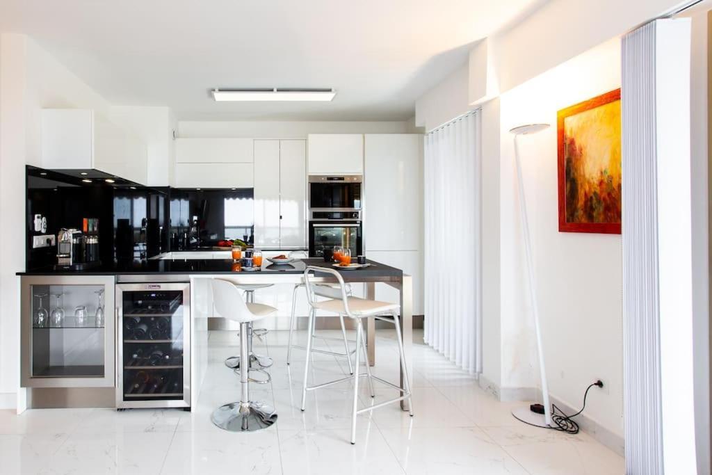 #12 Fabron Sweaming-pool Garage Ac Wifi & Sea View Apartamento Nice