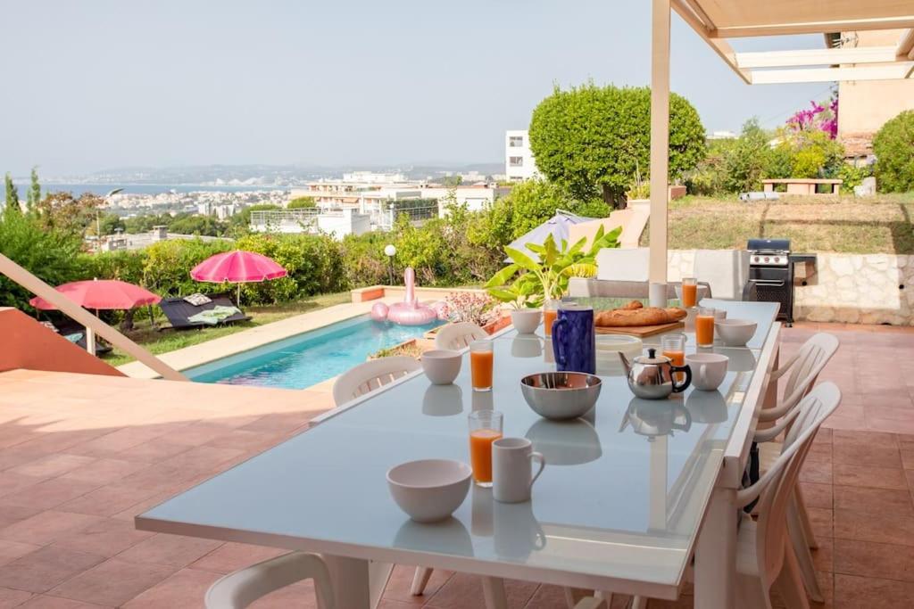 Villa #21 180° Sea View Pool Parking 9pax Bbq Wifi Ac Nice