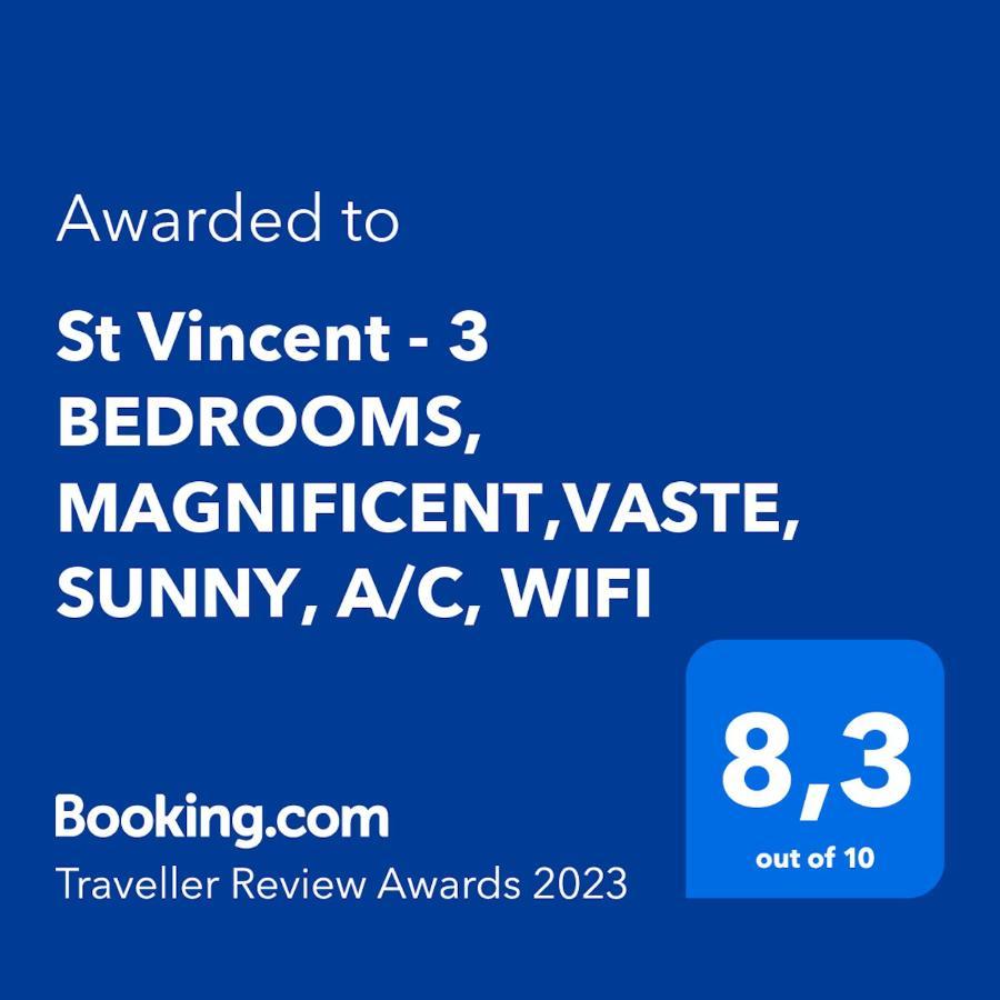 St Vincent - 3 Bedrooms, Magnificent,vaste, Sunny, A/c, Wifi
