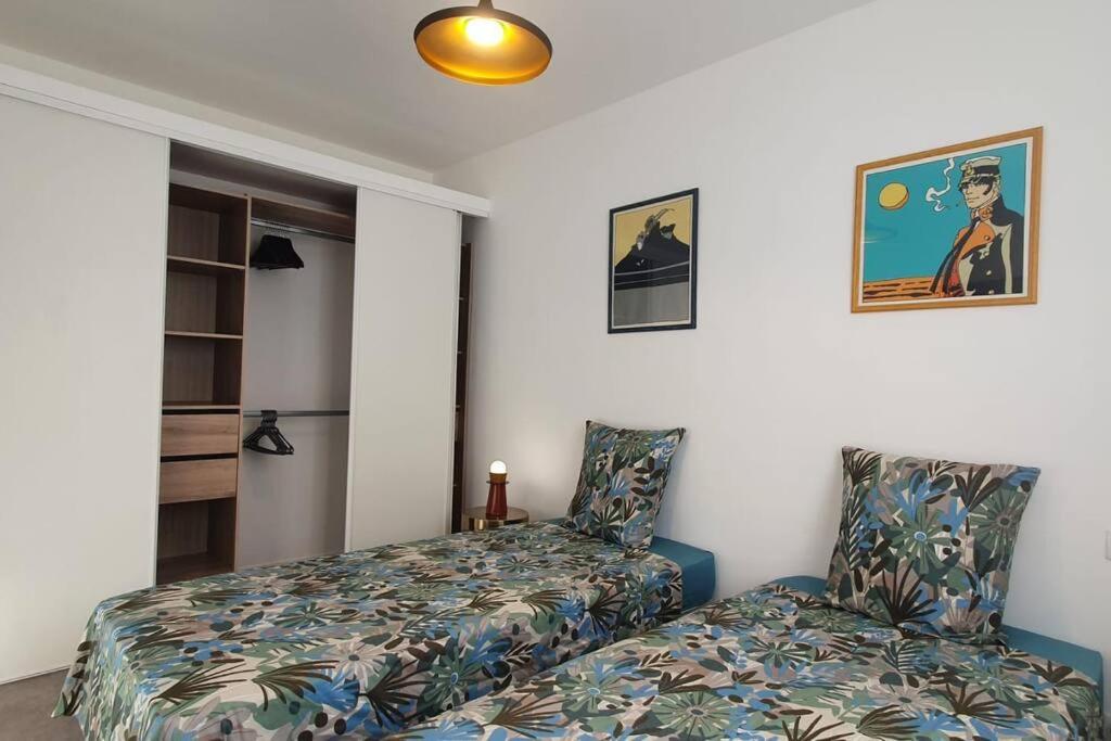 Bd Grosso 4 Prs, 300m Plage, Clim, Parking Apartment Nice