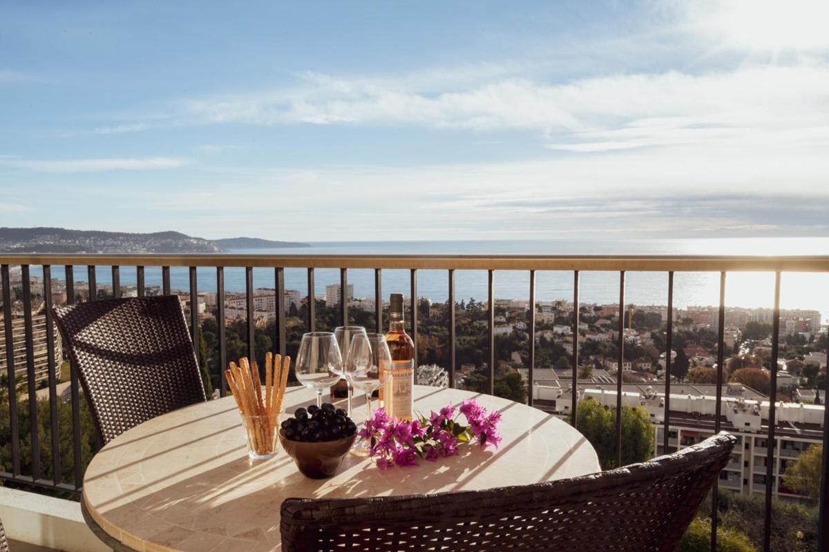 Exceptionnel 4 Pieces Vue Panoramique Baie Des Anges Proche *