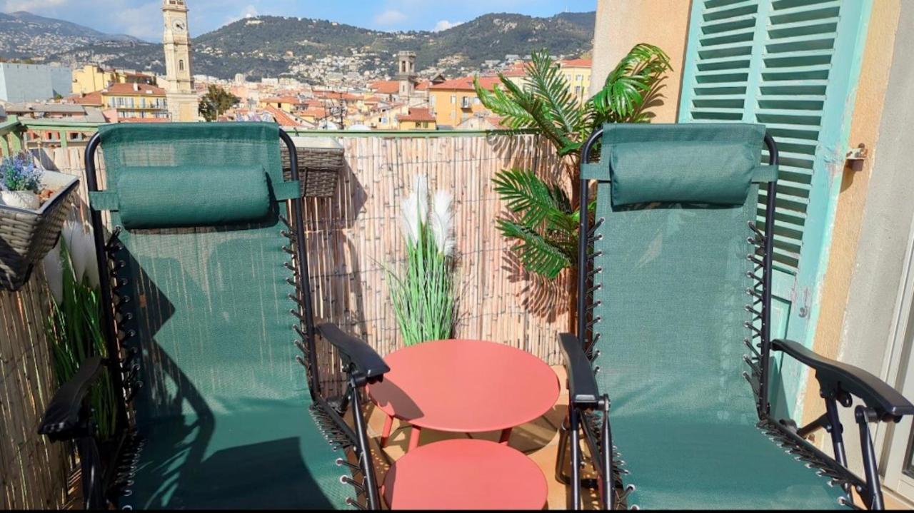 La Croix - F3, Terrasse Vue Panoramique, Vieux-nice Old Town And Terrace Apartment Nice