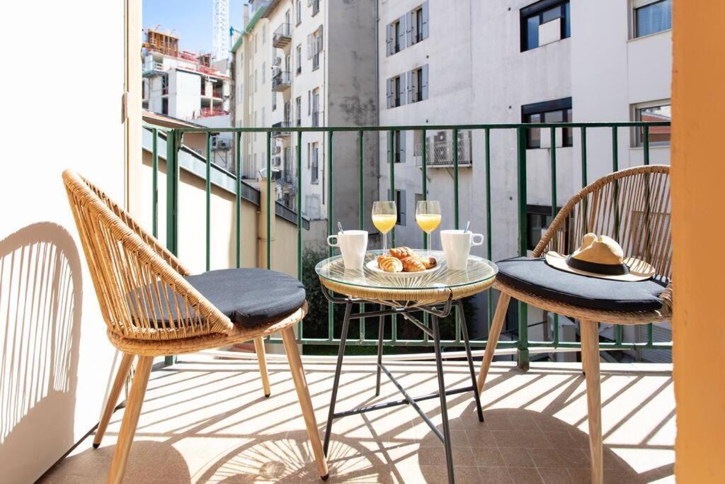 L19 1bdr Massena 2mins Sea/promenadeac/balcony Nice