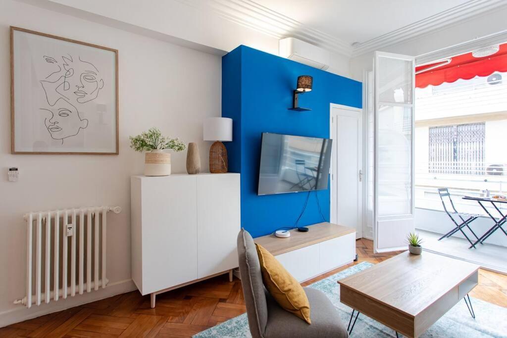 L24 Meyerbeer Promenade 1min Sea & Negresco Ac/balcony Apartment Nice