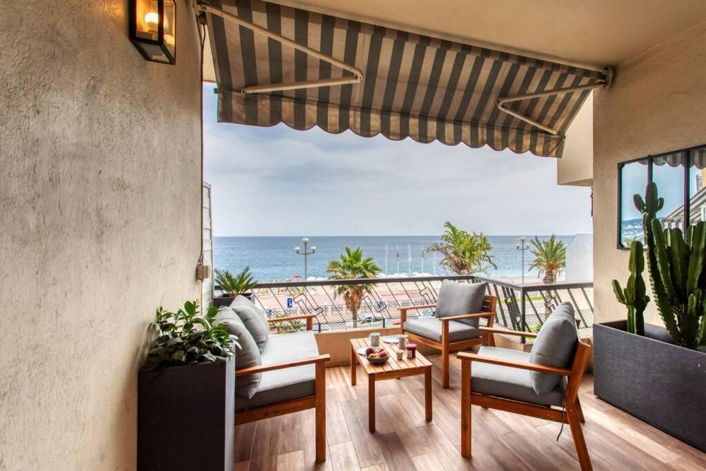 L39 Promenade Des Anglais, Vue Mer/terrasse&wifi Apartment