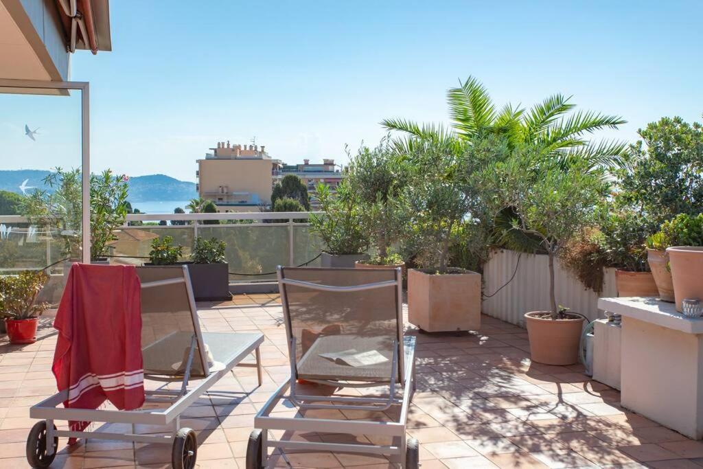 L1 Azurmer For 6 180 Panoramic Sea View A Terrce Parking Apartment Nice