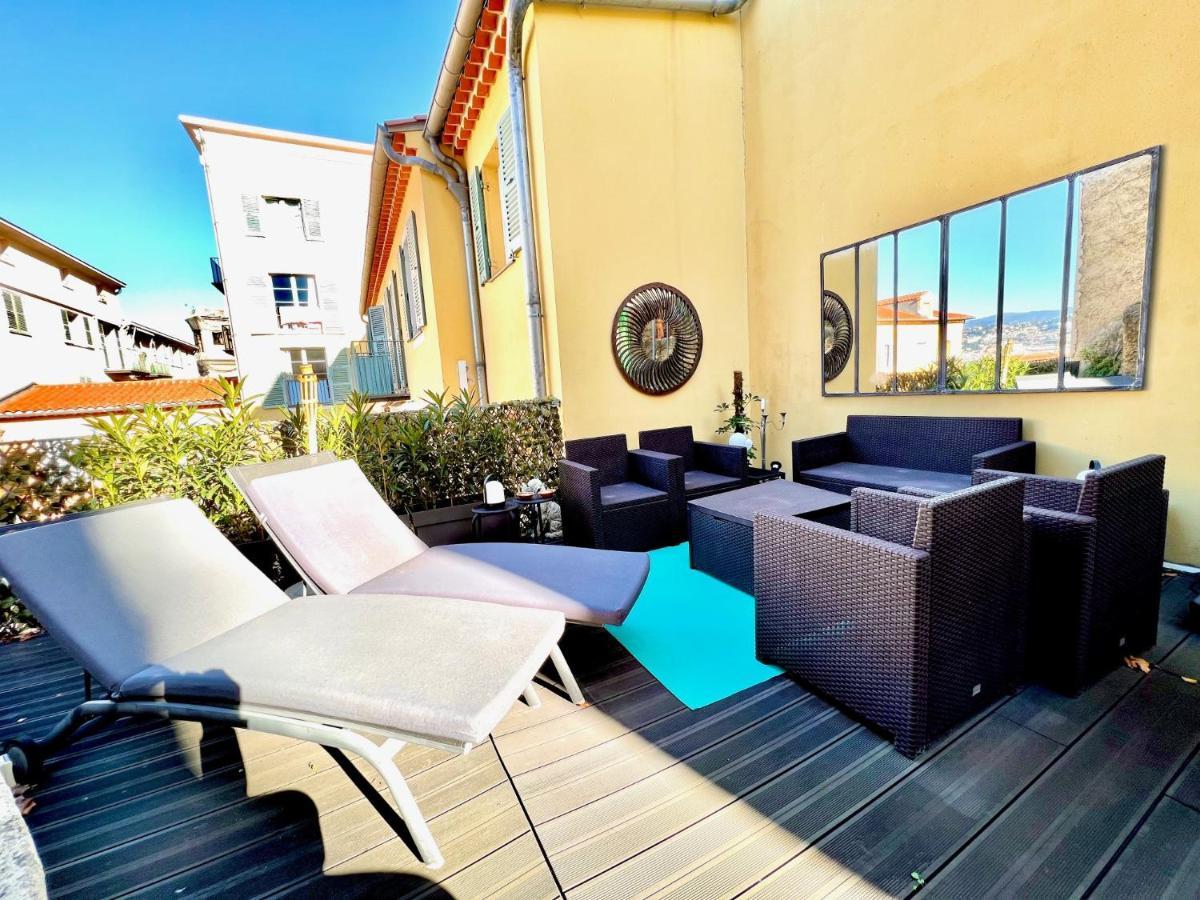 Appartement Riviera - Terrasse Loft De La Providence - Vieille - Esprit Loft En 2 Pices Ac *