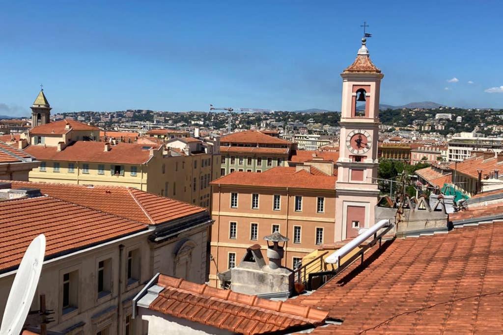 Apartment Cosy Penthouse Old Town Sea View Little Terraces Air Conditionned Nice