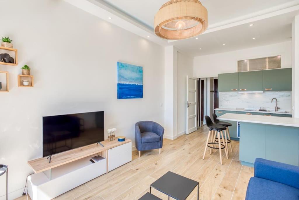 #43 Design Terrace Ac Wifi Sea View 1min Apartment Nice