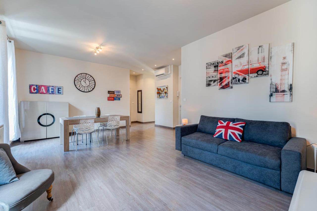 Hyper Centre - Wifi, Ac, 6pers Appartement Nice