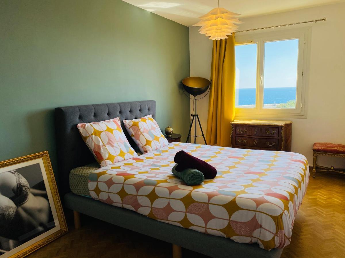 Panoramic Sea View - Air-conditioning - Balcony - Tramway - 2 Bedrooms - Wifi - Fully Equipped Kitchen Nice