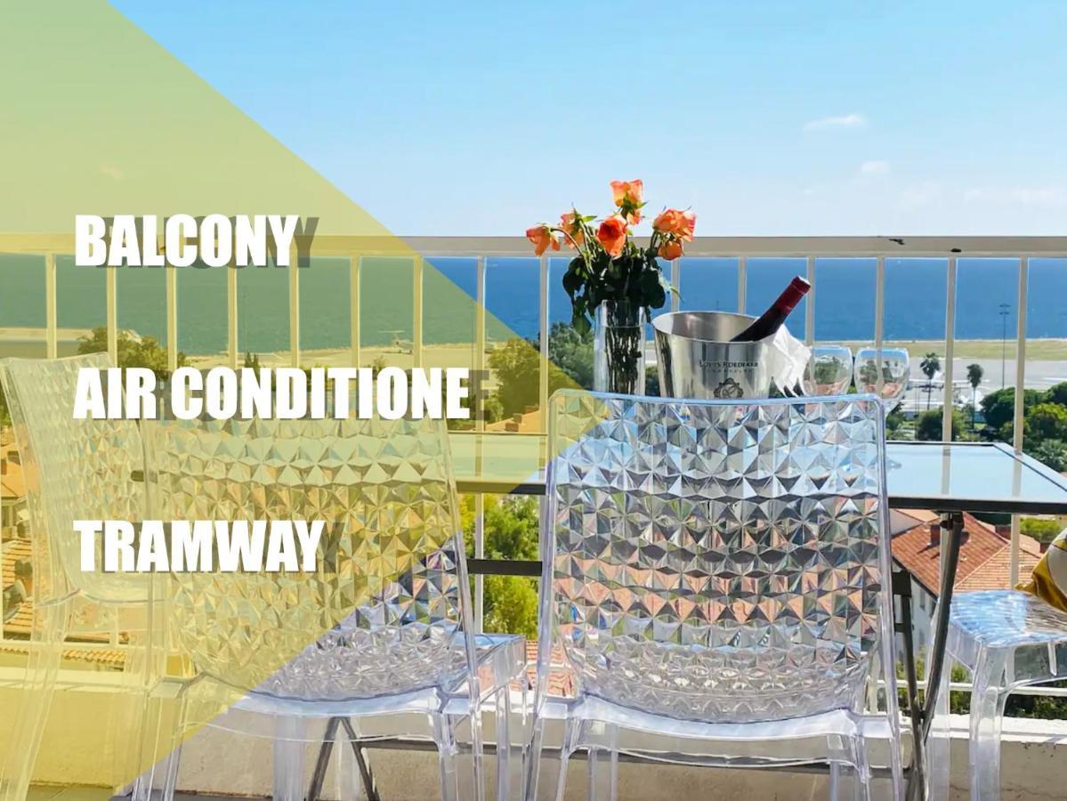 Panoramic Sea View - Air-conditioning - Balcony - Tramway - 2 Bedrooms - Wifi - Fully Equipped Kitchen