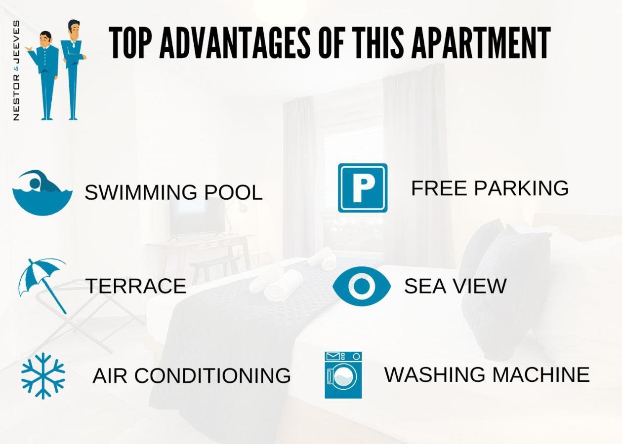 Nestor&jeeves - Hublot Terrasse - Sea View - Swimming Pool Apartment *