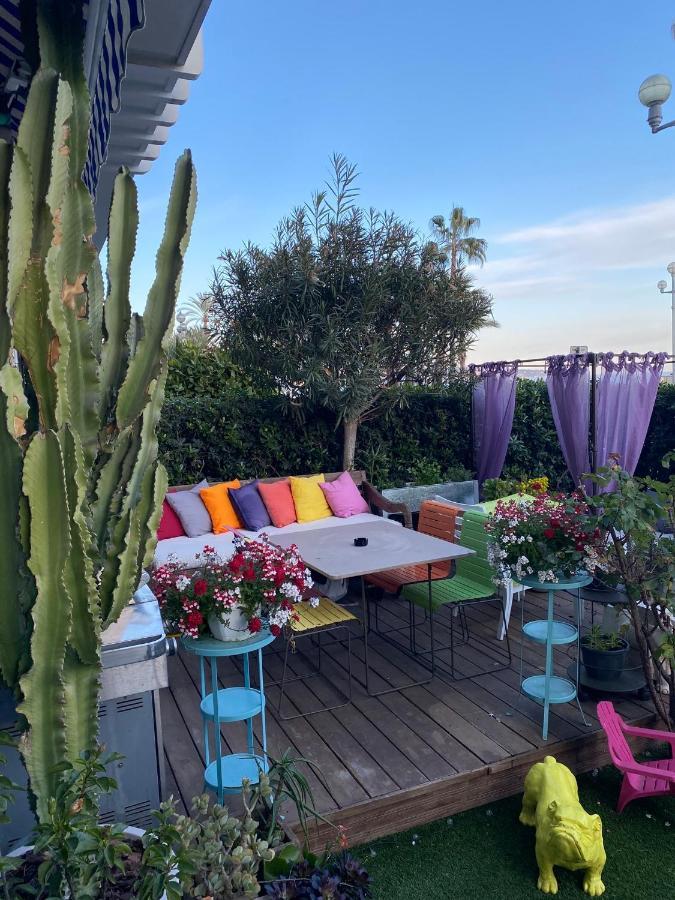 Promenade Des Center Sea And Front Design Flat With Private Garden *