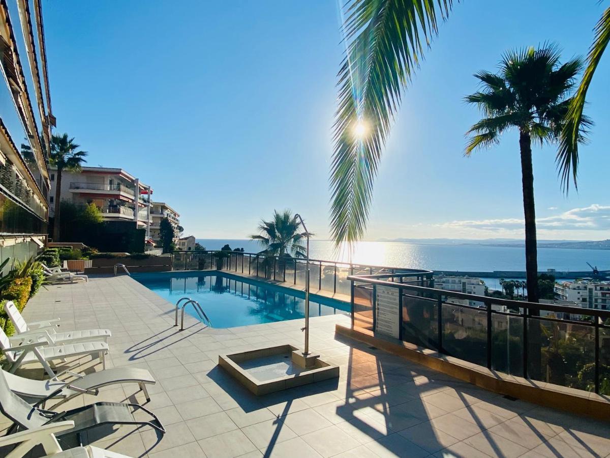 Apartment Superbe 2 Pieces Terrasse / Piscine / Vue / Parking Nice