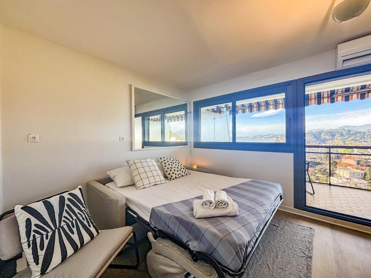 Le Baccarat - Wifi, Ac, Vue Mer, 4 Pers Apartment Nice