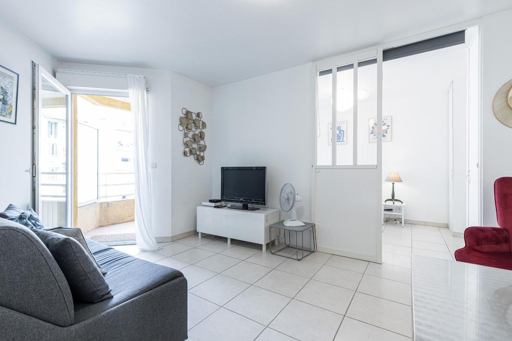 Apartment Quiet 1 Bdr Port! Close Place Du Pin Garibaldi Nice