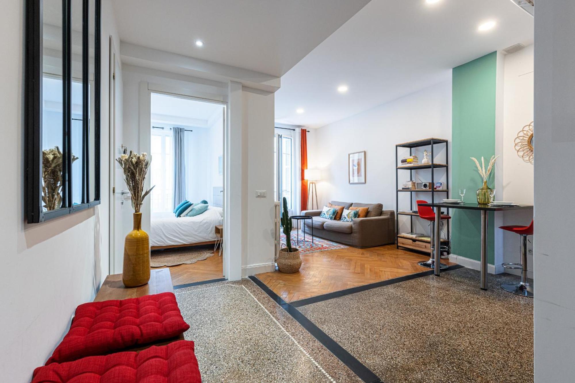 Cosy 1 Bdr Near Garibaldi Square Nice