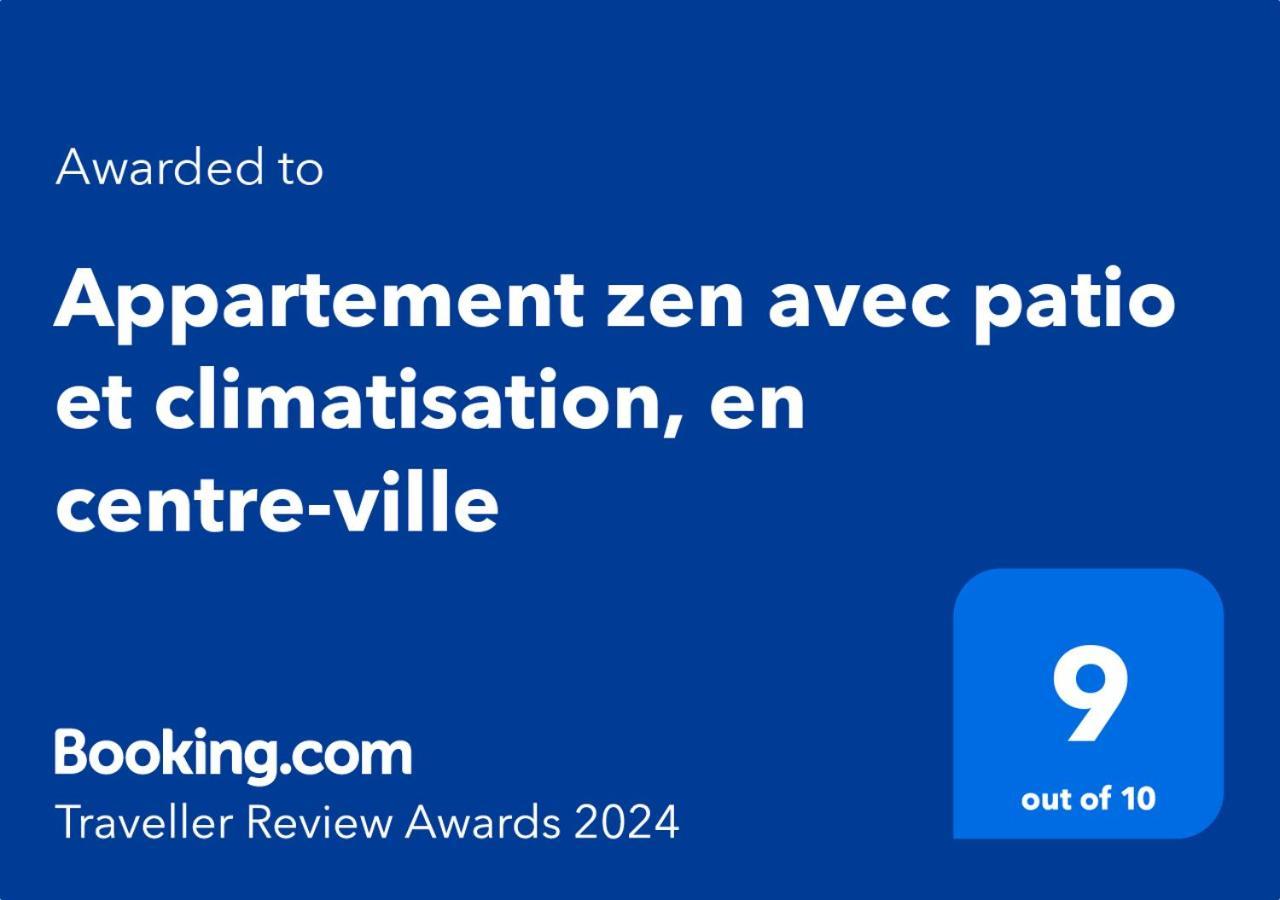 Zen Avec Patio Et Climatisation, En Centre-ville