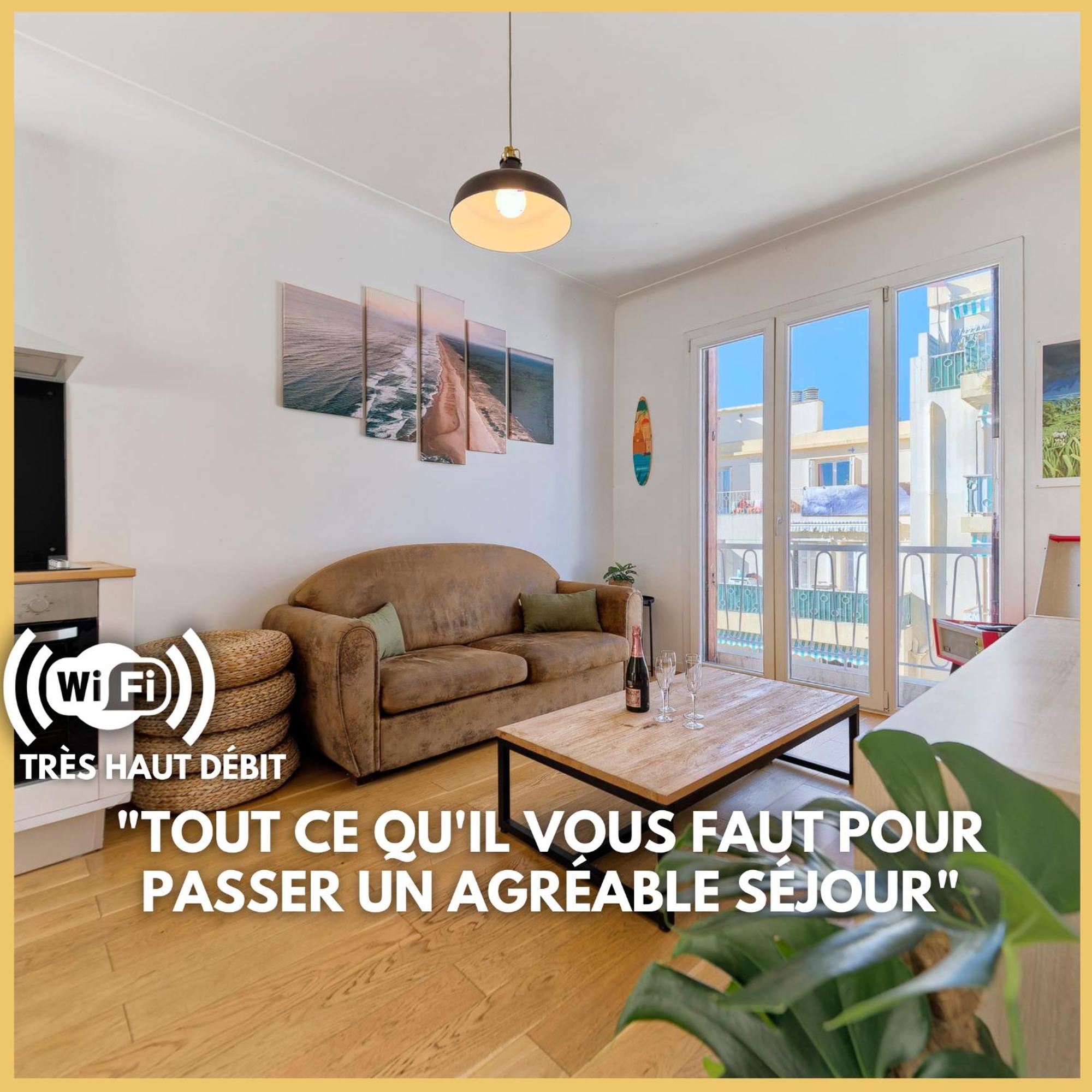 Centre Ville-superbe De 50 M2 - Cosy Avec Terrasse -wifi *