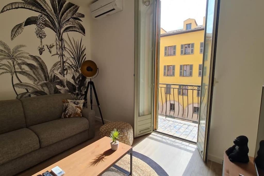 Jean Jaures - Vieux Superbe T2 Ensoleille Avec Grand Balcon Apartment Nice