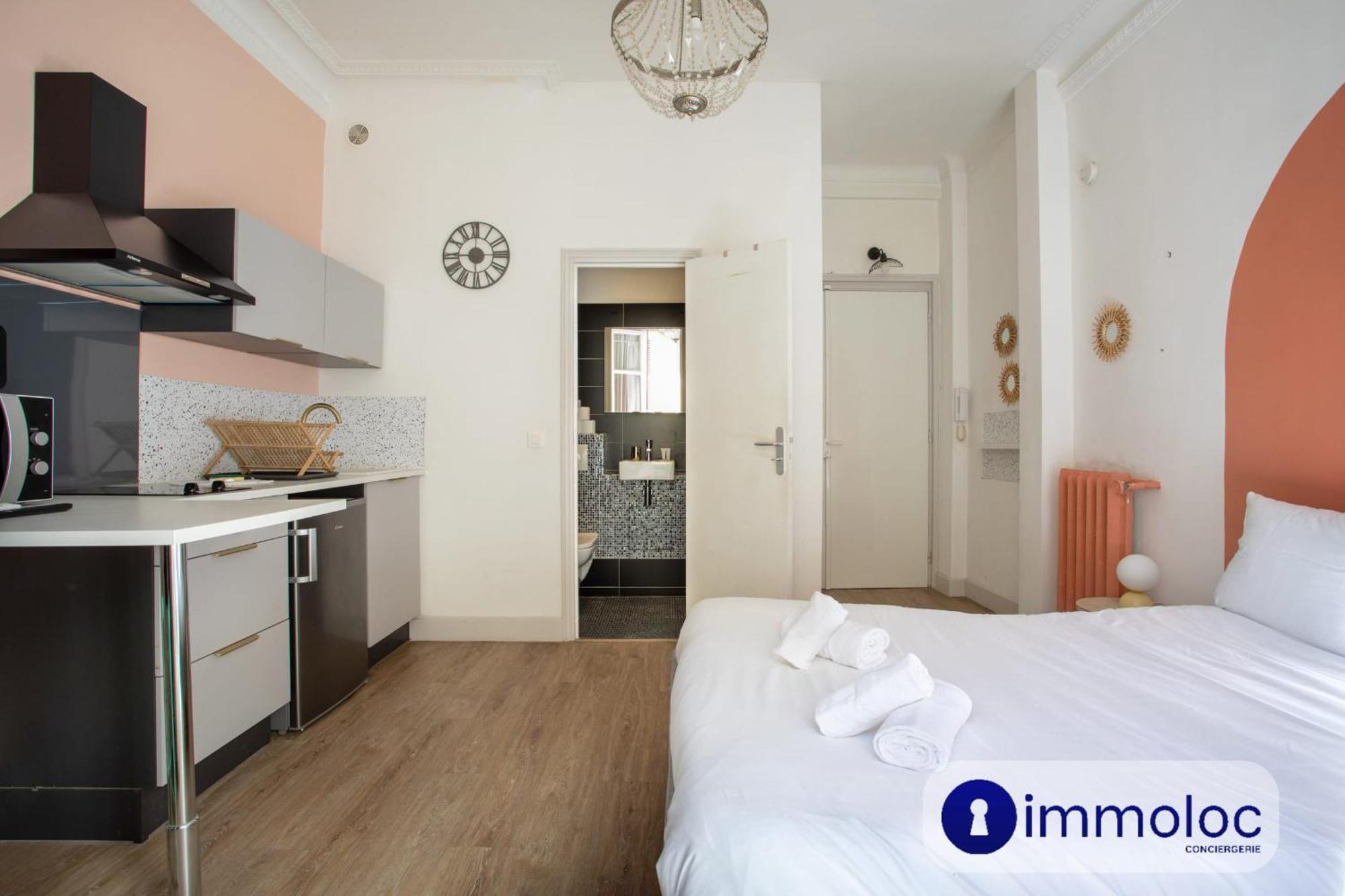 Charming Air-conditioned With Balcony Appartement Nice