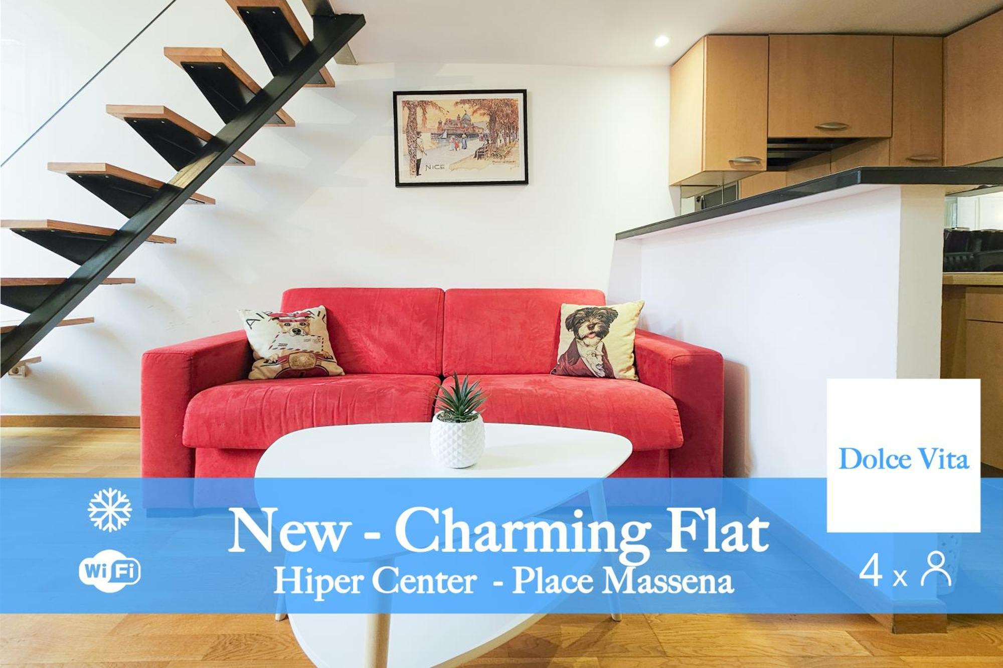 Place Massena 4pers Hyper Center Ac *