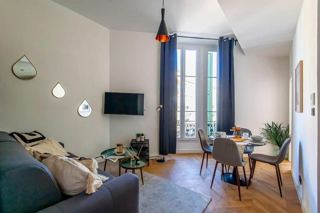 Apartment Elegant T2 Renove 4 Pers, Centre Nice, Climatise